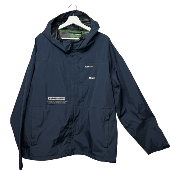 Nature Calls X Element Tempest Shell Jacket SZ XL Ski Skate Snowboard Waterproof - Picture 3 of 15